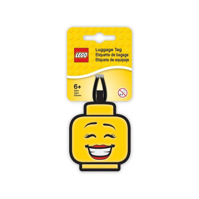 LEGO Iconic Jmenovka na zavazadlo - Hlava dívky