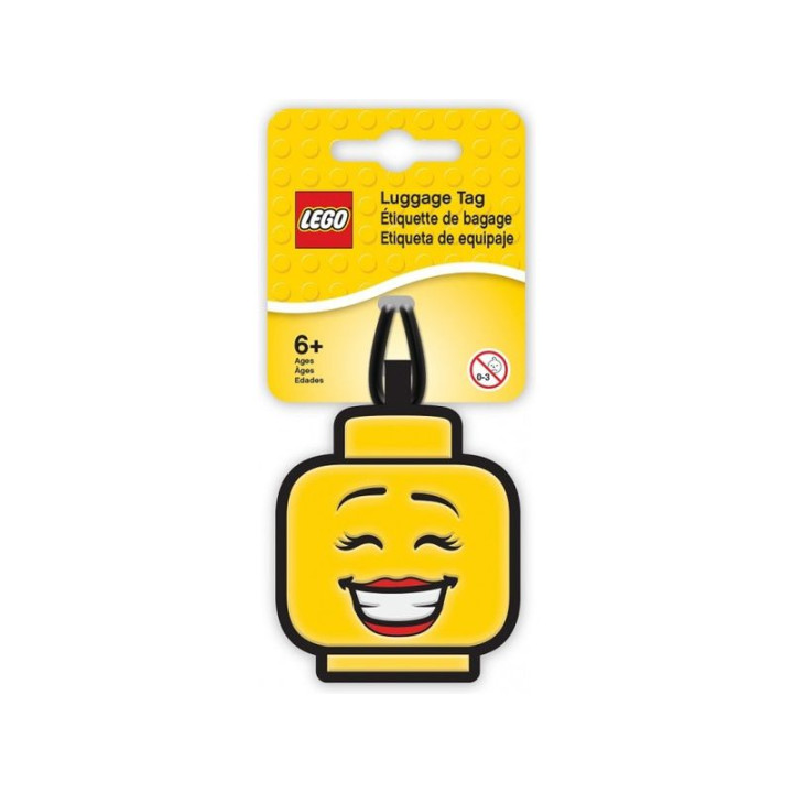 LEGO Iconic Jmenovka na zavazadlo - Hlava dívky