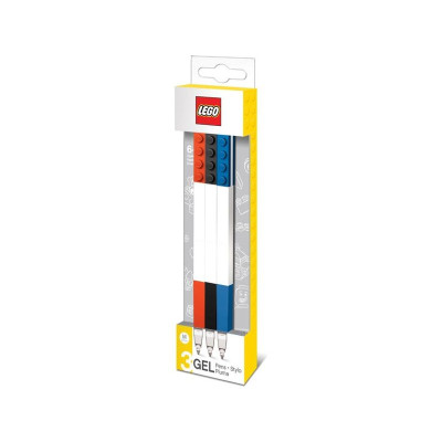 LEGO Gelová pera, mix barev - 3 ks