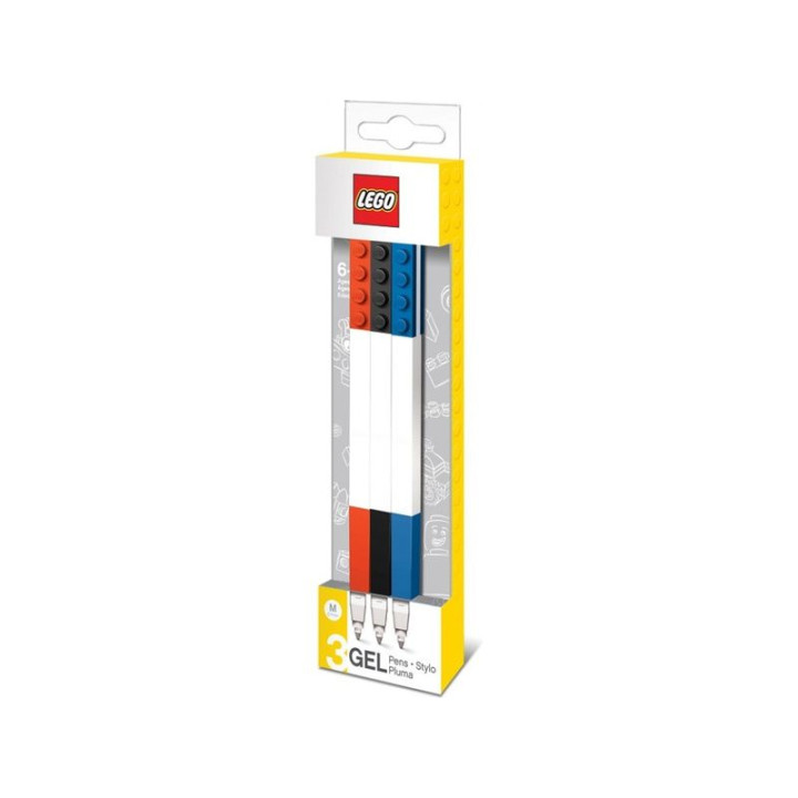 LEGO Gelová pera, mix barev - 3 ks
