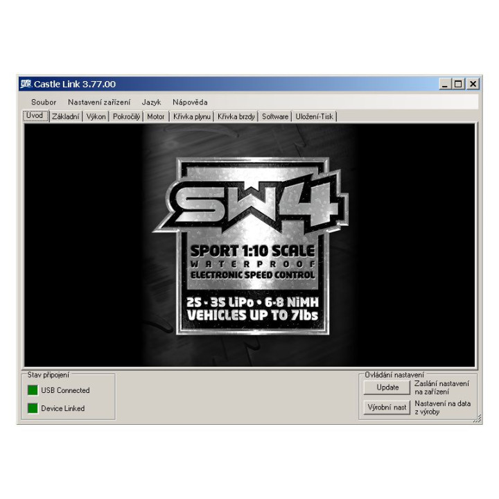 Castle motor 1415 2400ot/V senzored, reg. Sidewinder 4