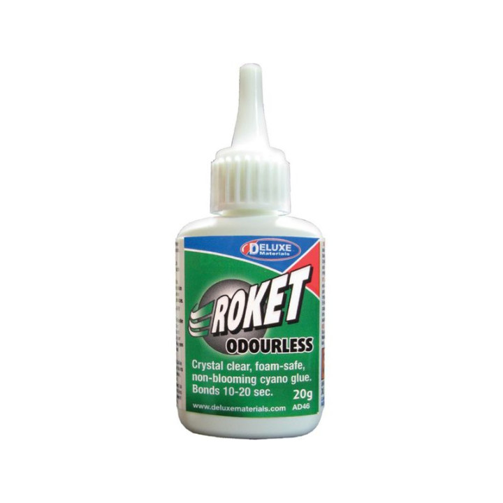 Roket Odourless vteřinové lepidlo foam-safe 20g