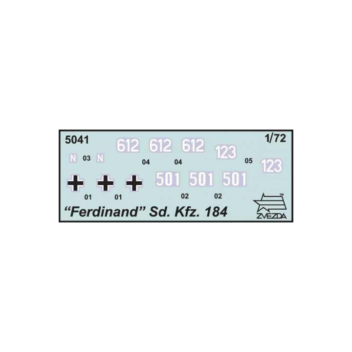 Model Kit tank 5041 - Ferdinand Sd.Kfz.184 (1:72)