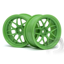TECH 7 zelené disky 52x26x+6mm OFFSET (2 ks)