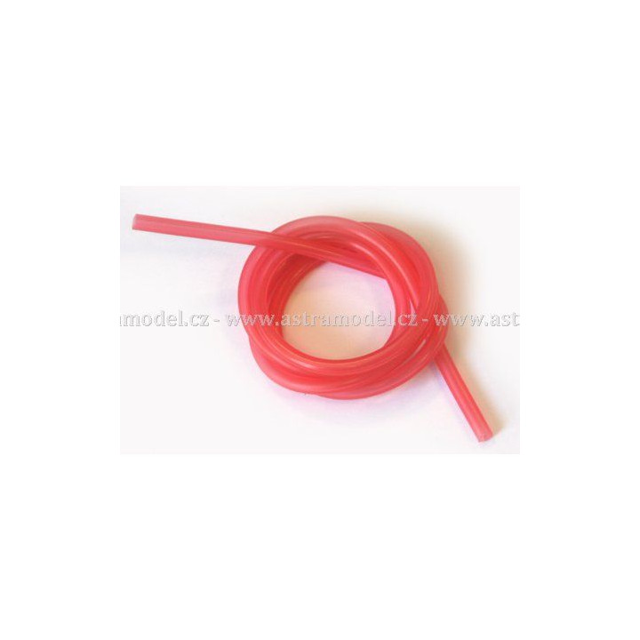 Silikonová hadička 2.4/5.5mm červená (1m)