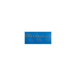 Krick Čep s okem černý 3x10mm (cca 100)