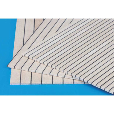 Krick Deska paluby plank bříza černá 7/0.5mm