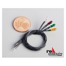 ROMARIN Lampa červená 6V/50mA pr. 2.3mm (50)