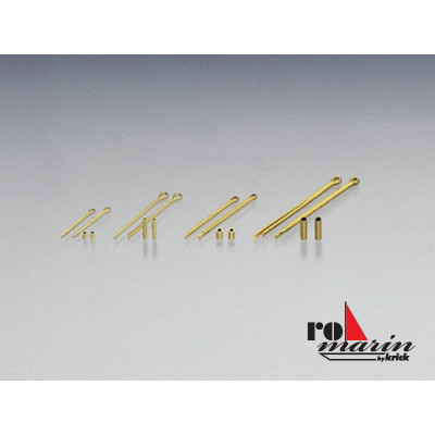 ROMARIN Očko s trubičkou mosaz 1.5/1.0x15mm (20)