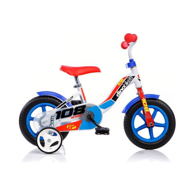 DINO Bikes - Dětské kolo 10" modré