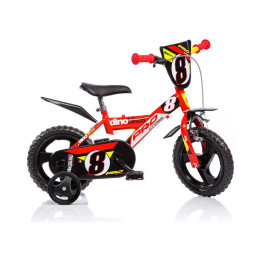 DINO Bikes - Dětské kolo 12" červené