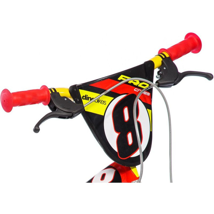 DINO Bikes - Dětské kolo 14" červené
