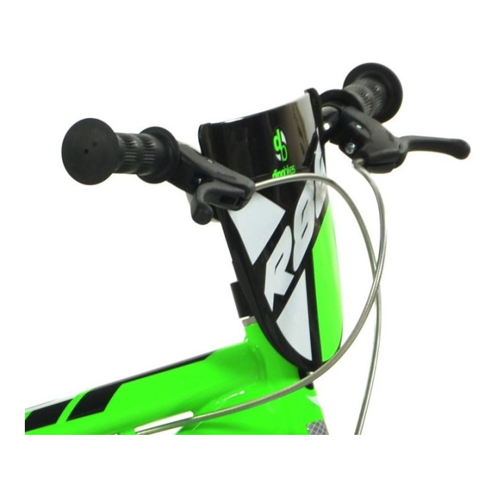 DINO Bikes - Dětské kolo 14" zelené