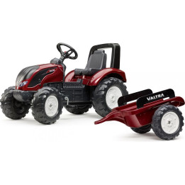 FALK - Šlapací traktor Valtra S4 s vlečkou