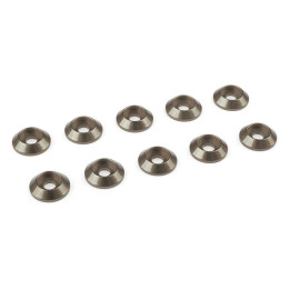 Podložka pro půlk. hlavu M3/10mm hliník černá (10)