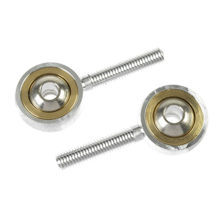 Kulová čep hliníkový vnější závit M3, otvor M3