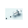 Vrtulový unašeč s červíky na hřídel o průměru 2.0 mm. Průměr hřídele unašeče 6 mm, celkový průměr 12.4 mm. Celkový délka 21.7 mm, délka odsazení 5.2 mm.