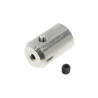 Spojka hřídelí HD, průměr otvoru na hřídel motoru je 2mm, jištěna červíkem M3. Z opačné strany je šestihran 5,5mm, celková délka je 16mm.