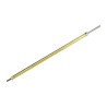 Lodní hřídel 4x235mm má celkovou délku 255mm, závit M4x10mm, Průměr trubky je 8mm, čep 4mm má délku 33mm, délka od dosedací plochy lodního šroubu po konec kroužku na hřídeli je 214mm.