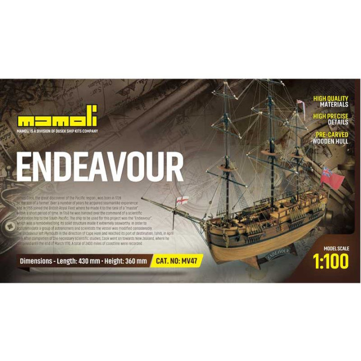 MAMOLI Endeavour 1769 1:100 kit