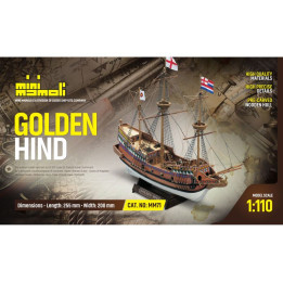 MINI MAMOLI Golden Hind 1:110 kit