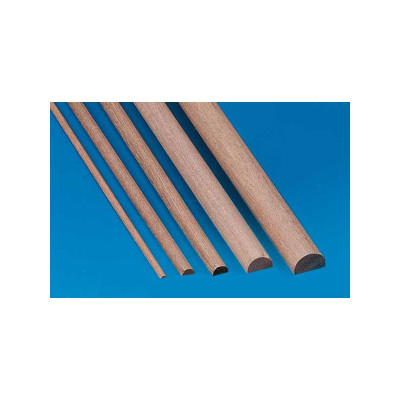 Krick Lišta ořech půlkulatá 1x2mm 1m