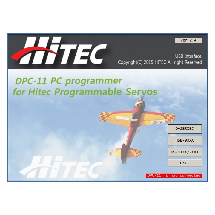 DPC-11 Univerzální programátor serv Hitec s PC rozhraním (mini-USB)