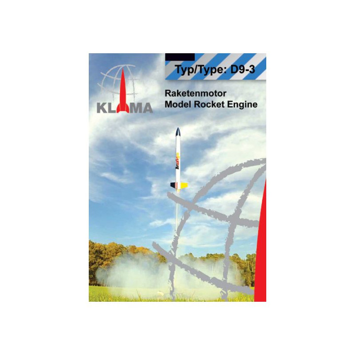 Klima raketový motor D9-3 EL (6ks)
