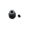 Traxxas pastorek na hřídel 3.17 mm (1/8") s 18 zuby a modulem ozubení 48DP pro RC modely aut. Vyrobeno z sintrované oceli. Součástí balení je červík M3x3mm.