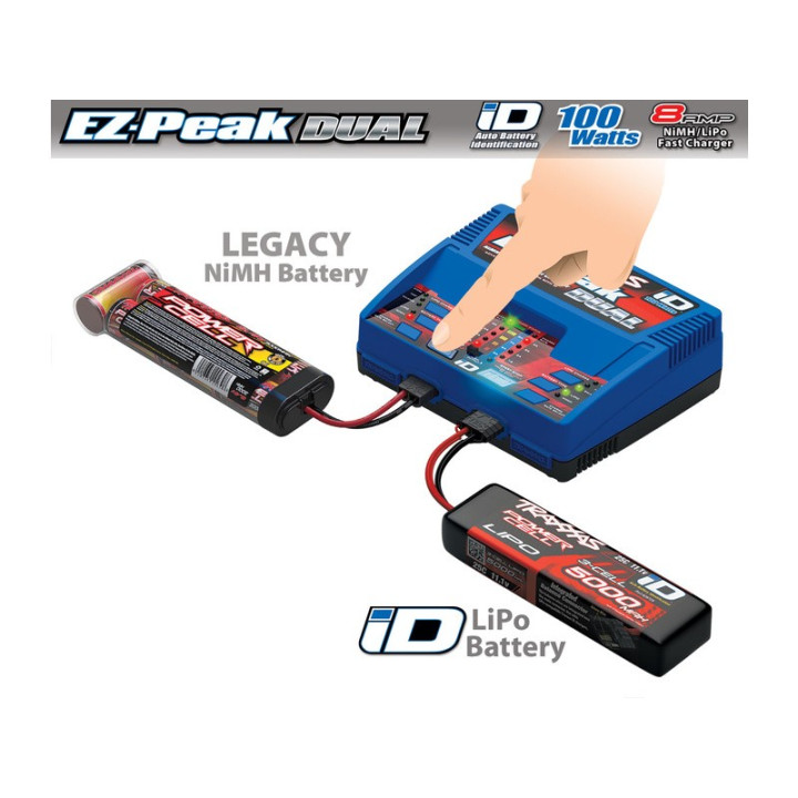 Traxxas nabíječ EZ-Peak Plus LiPo/NiMH Dual 2x50W