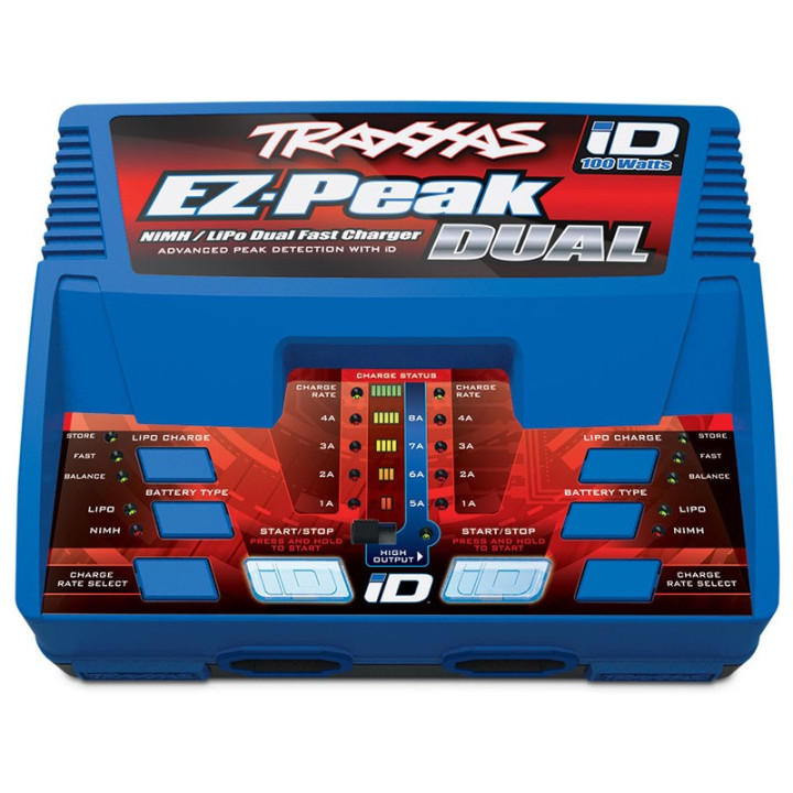 Traxxas nabíječ EZ-Peak Plus LiPo/NiMH Dual 2x50W