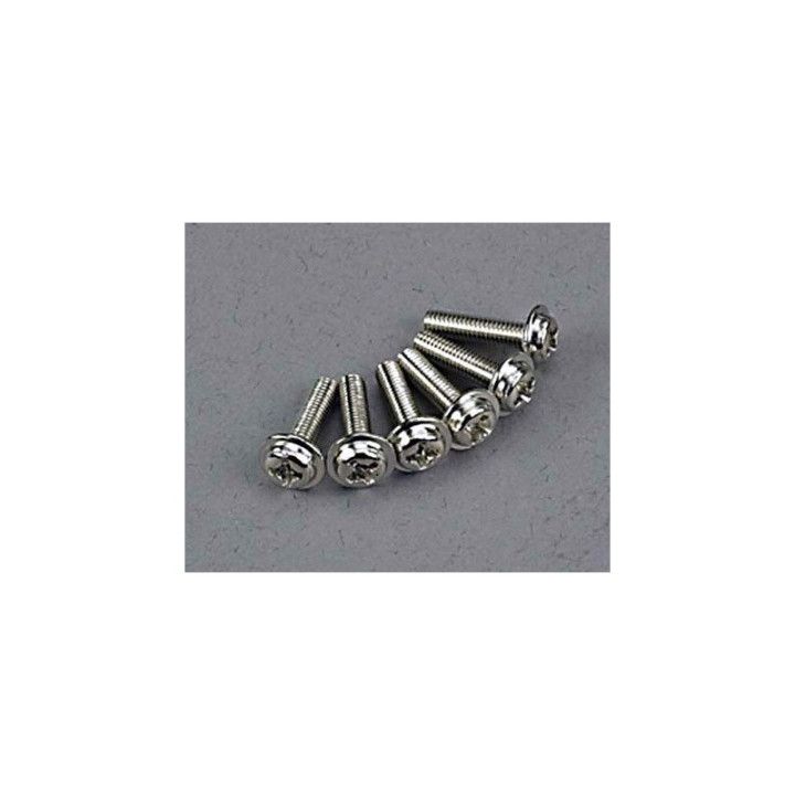 Šroub křížový hlava s přírubou zink. M3x12mm (6)