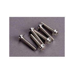 Šroub křížový hlava s přírubou zink. M3x15mm (6)