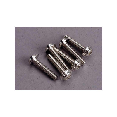 Šroub křížový hlava s přírubou zink. M3x15mm (6)