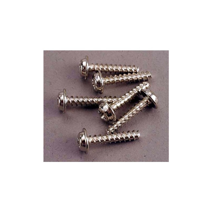 Vrut křížový hlava s přírubou zink. 3x15mm (6)