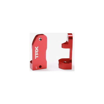 Traxxas - závěs těhlice hliník červený 30° (L+P)