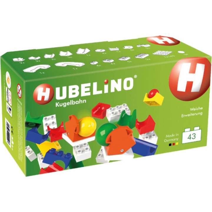 HUBELINO Kuličková dráha - rozšíření 43 ks s přepínačem
