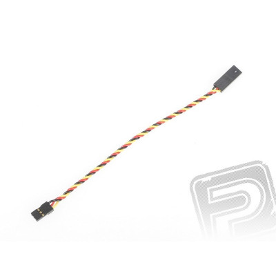 4609 S prodlužovací kabel 15cm JR kroucený silný, zlacené kontakty