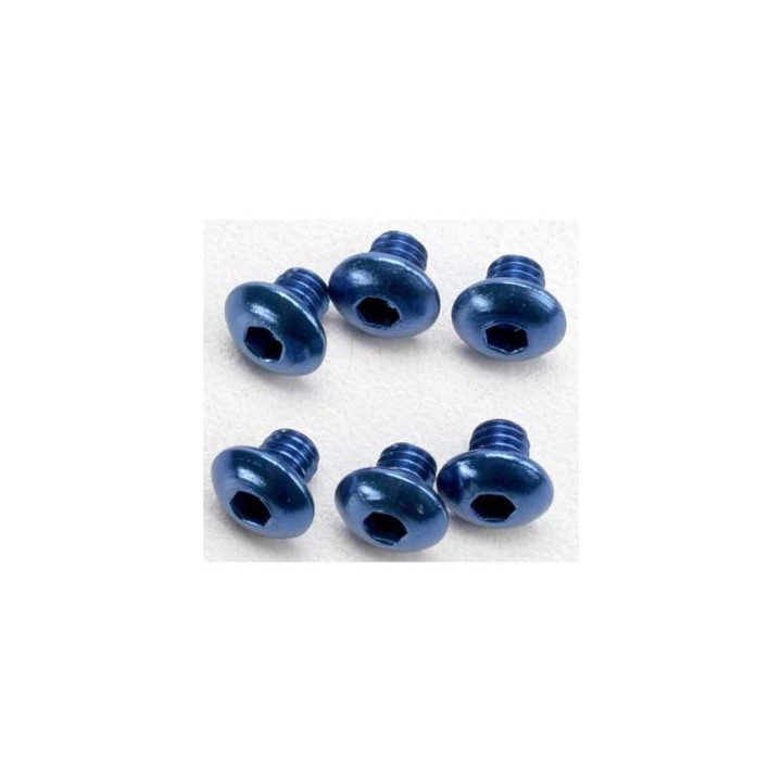 Šroub imbus půlkulatá hlava hliník M4x4mm (6)