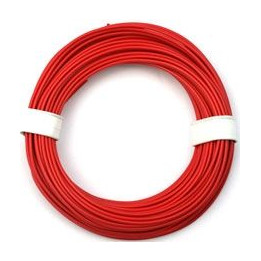 Kabel silikon 0.75mm2 1m (červený)