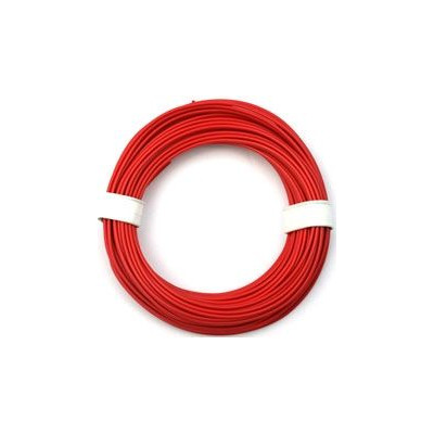 Kabel silikon 0.75mm2 1m (červený)
