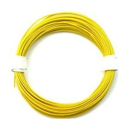 Kabel silikon 2.5mm2 1m (žlutý)