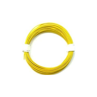 Kabel silikon 2.5mm2 1m (žlutý)