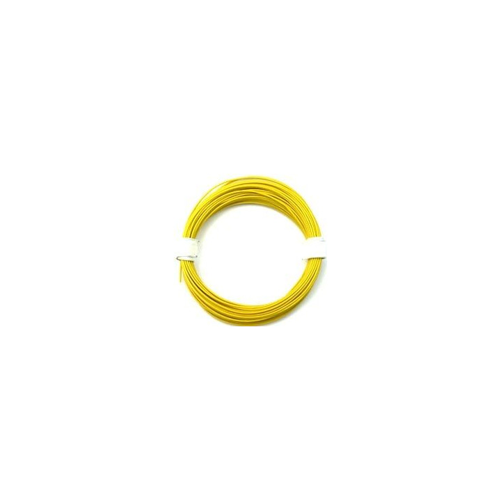 Kabel silikon 2.5mm2 1m (žlutý)