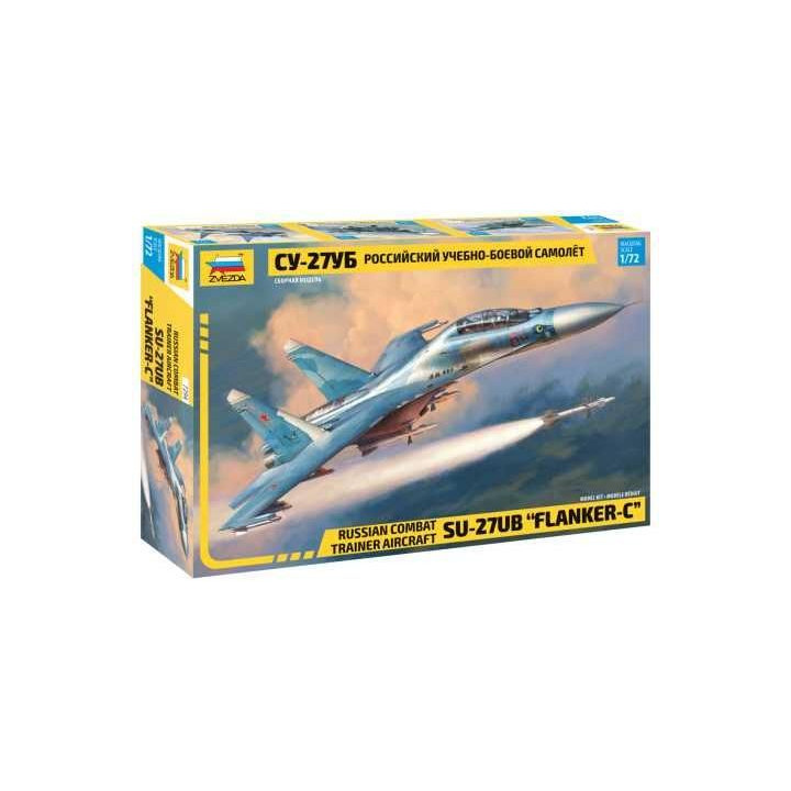 Model Kit letadlo 7294 - Sukhoi SU-27 UB "Flanker-C" (1:72)