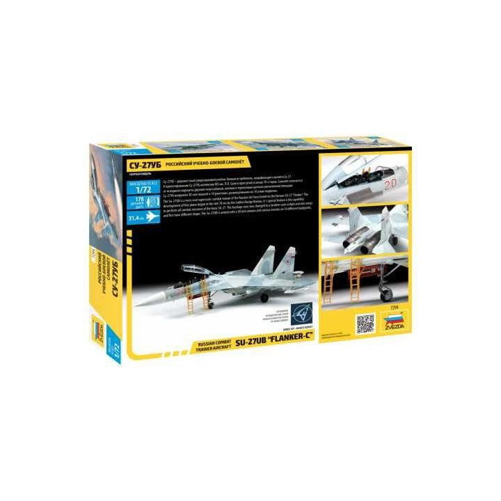 Model Kit letadlo 7294 - Sukhoi SU-27 UB "Flanker-C" (1:72)