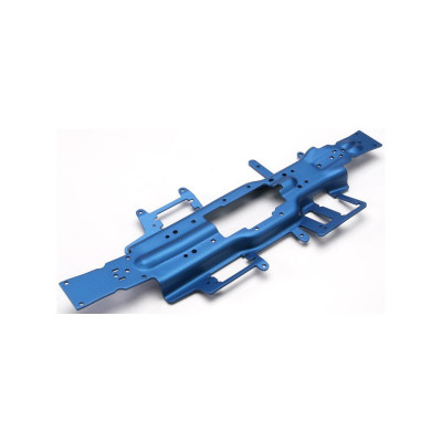 Traxxas - šasi extended 3mm hliník modrý