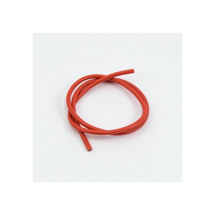 Silikonový kabel 1,8qmm, 16AWG, 0,5metr, červený