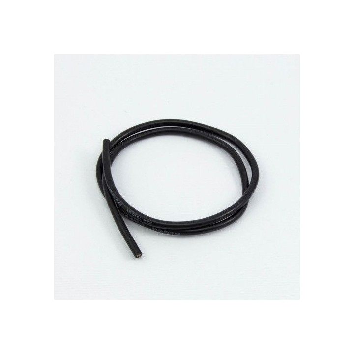 Silikonový kabel 1,8qmm, 16AWG, 0,5metr, černý