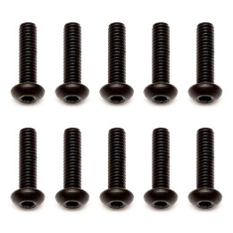 Šroub M2,4x8mm s imbusouvou půlkulatou hlavou, 10ks.
